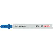 BOSCH Lame de scie sauteuse PRO Metal thin T121GFC 92 mm, 5 pieces 2608655104