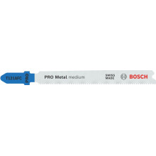 BOSCH Lame de scie sauteuse PRO Metal medium T121AFC 92 mm, 25 pieces 2608655107