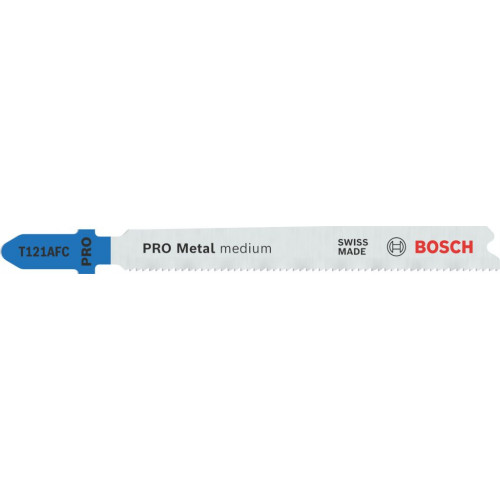 BOSCH Lame de scie sauteuse PRO Metal medium T121AFC 92 mm, 25 pieces 2608655107