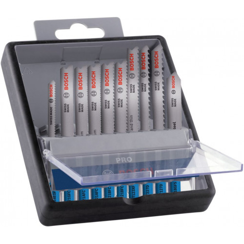 BOSCH Coffret PRO Metal and Alu, 92 mm, 10 pieces 2607011942