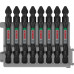 BOSCH Embout double tete PRO Impact avec insert Pick and Click, PZ2, 65 mm, 8 pieces