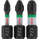BOSCH Embouts PRO PZ Impact, PZ1 x 25, PZ2 x 25, PZ3 x 25 mm, 3 pieces 2608522471