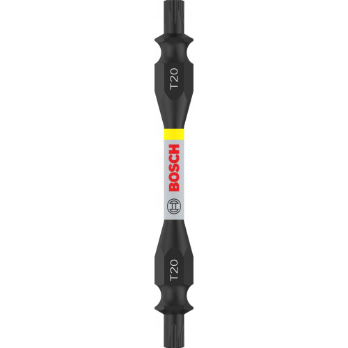 BOSCH Embout double tete PRO Impact avec insert Pick and Click, T20, 65 mm 2608522540