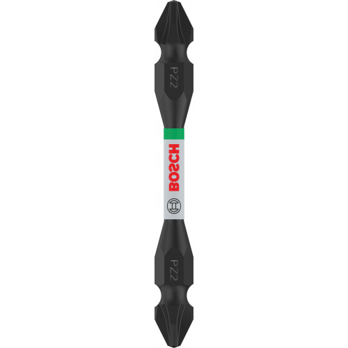 BOSCH Embout double tete PRO Impact avec insert Pick and Click, PZ2, 65 mm 2608522549