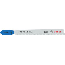 BOSCH Lame de scie sauteuse PRO Metal thick T121BFC 92 mm, 2 pieces 2608655096