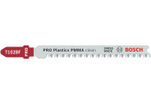 BOSCH Lame de scie sauteuse PRO Plastics PMMA clean T102BF, 92 mm, 2 pieces 2608655102