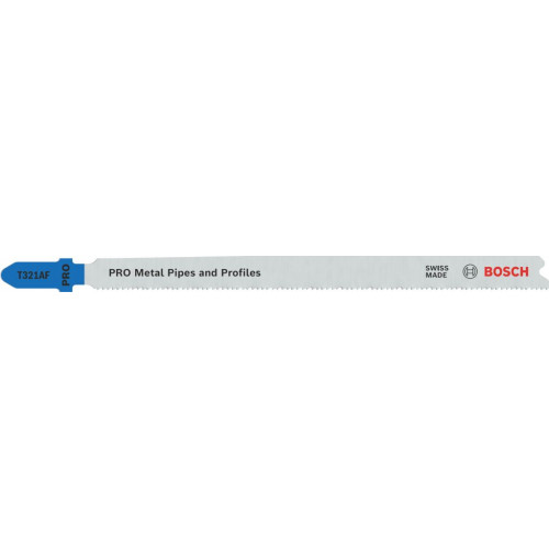 BOSCH Lame de scie sauteuse PRO Metal Pipes and Profiles T321AF, 132 mm, 25 pieces