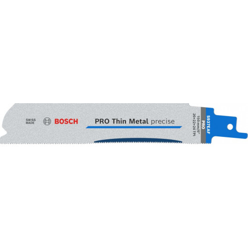 BOSCH Lame PRO Thin Metal precise S937EAF, 1,1 x 25 x 150 mm, 5 pieces 2608658988