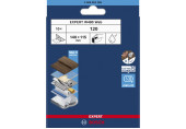 BOSCH Feuille abrasive pour ponçage manuel EXPERT W480 Web 1/4, 115 x 140 mm, G120