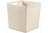 CURVER JUTE 17L Paniere recyclée 28 x 28 x 27 cm, beige 01906-885