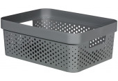 CURVER INFINITY 4,5L Bac de rangement 26 x 18 x 12 cm, gris foncé 04747-G43