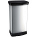 CURVER DECO BIN 50L Poubelle a pédale 39 x 29 x 73 cm argenté 02162-582