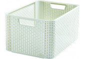 CURVER STYLE M Boite de rangement 38,6 x 17 x 28,7 cm creme 03615-885