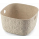 CURVER SOFTEX XS 3L Panier de rangement 19,4 x 19,4 x 11,1 cm, beige 00570-Z67