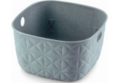 CURVER SOFTEX XS 3L Panier de rangement 19,4 x 19,4 x 11,1 cm, bleu 00570-Z69