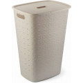 CURVER SOFTEX 56L Coffre a linge 34 x 43,8 x 59,9 cm, beige 00571-Z67