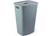 CURVER SOFTEX 56L Coffre a linge 34 x 43,8 x 59,9 cm, bleu 00571-Z69