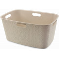 CURVER SOFTEX 45L Panier a linge 39,7 x 59,4 x 27,4 cm, beige 00572-Z67