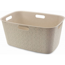 CURVER SOFTEX 45L Panier a linge 39,7 x 59,4 x 27,4 cm, beige 00572-Z67