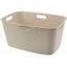 CURVER SOFTEX 45L Panier a linge 39,7 x 59,4 x 27,4 cm, beige 00572-Z67