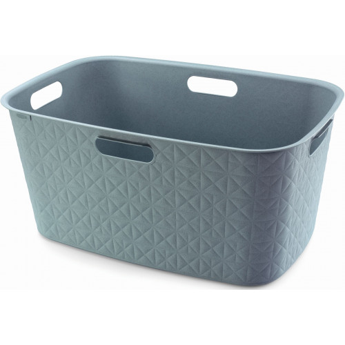 CURVER SOFTEX 45L Panier a linge 39,7 x 59,4 x 27,4 cm, bleu 00572-Z69