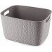 CURVER SOFTEX L 19L Panier de rangement 37,9 x 29,2 x 22,1 cm, gris 00574-Z70