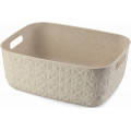 CURVER SOFTEX M 12,5L Panier de rangement 37,9 x 29,2 x 14,3 cm, beige 00575-Z67