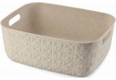 CURVER SOFTEX M 12,5L Panier de rangement 37,9 x 29,2 x 14,3 cm, beige 00575-Z67