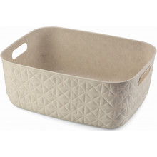 CURVER SOFTEX M 12,5L Panier de rangement 37,9 x 29,2 x 14,3 cm, beige 00575-Z67