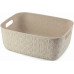 CURVER SOFTEX M 12,5L Panier de rangement 37,9 x 29,2 x 14,3 cm, beige 00575-Z67