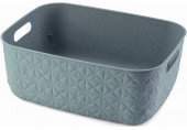 CURVER SOFTEX M 12,5L Panier de rangement 37,9 x 29,2 x 14,3 cm, bleu 00575-Z69