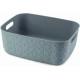 CURVER SOFTEX M 12,5L Panier de rangement 37,9 x 29,2 x 14,3 cm, bleu 00575-Z69