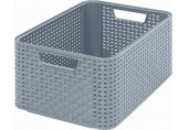 CURVER STYLE M Boite de rangement 38,6 x 17 x 28,7 cm gris 03615-099