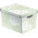 CURVER ROMANCE L Boite de rangement décorative 39,5 x 29,5 x 25 cm 04711-D64