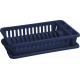 CURVER Egouttoir + plateau, 26,5 x 42 x 8,8 cm, bleu foncé 13402-X19