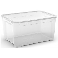 CURVER T BOX L Boîte de rangement 39 x 55,5 x 28,5 cm transparent 00698-001