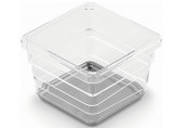 KIS SISTEMO 1 Organizer pour tiroir 7,5 x 7,5 x 5 cm transparent/gris 10010-A94