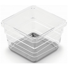 KIS SISTEMO 1 Organizer pour tiroir 7,5 x 7,5 x 5 cm transparent/gris 10010-A94