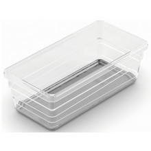 KIS SISTEMO 2 Organizer pour tiroir 15 x 7,5 x 5 cm transparent/gris 10011-A94