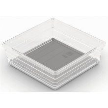 KIS SISTEMO 6 Organizer pour tiroir 15 x 15 x 5 cm transparent/gris 10015-A94