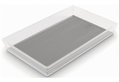 KIS SISTEMO 9 Organizer pour tiroir 39 x 24 x 5 cm transparent/gris 10018-A94