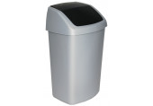 CURVER SWING BIN 50L Poubelle 40,6 x 34 x 66,8 cm gris 03987-373