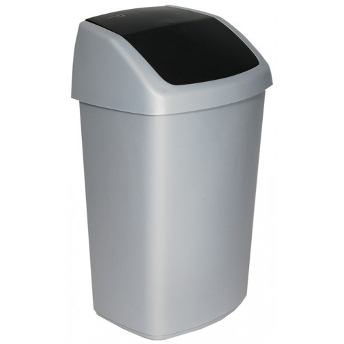 CURVER SWING BIN 50L Poubelle 40,6 x 34 x 66,8 cm gris 03987-373