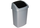 CURVER SWING BIN 10L Poubelle 24,6 x 19,8 x 37,3 cm gris 03984-373