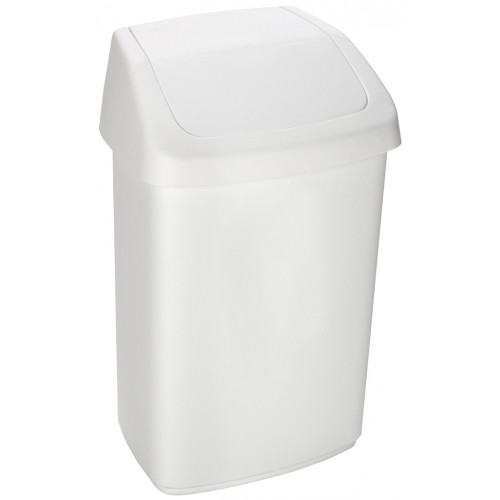 CURVER SWING BIN 10L Poubelle 24,6 x 19,8 x 37,3 cm blanc 03984-026