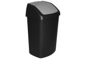 CURVER SWING BIN 50L Poubelle 40,6 x 34 x 66,8 cm noir 03987-Y09