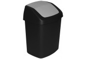 CURVER SWING BIN 15L Poubelle 30,6 x 24,8 x 41,8 cm noir 03985-Y09