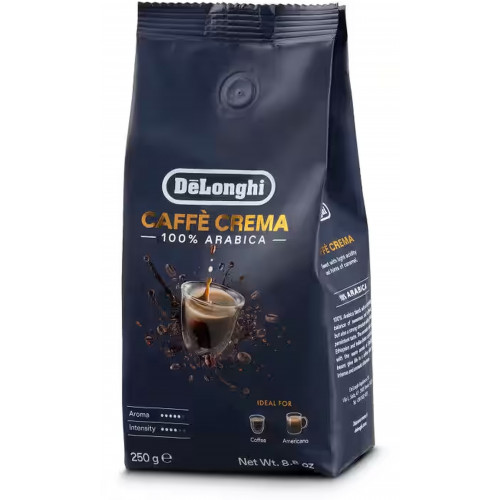 Delonghi Café en grains Caffé Crema 100% Arabica, 250 g DLSC602