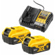 DeWALT DCB1104P2 Pack Chargeur DCB1104 + 18V 2x5,0Ah