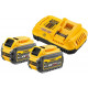 DeWALT DCB118X2-QW Pack XR FlexVolt 54V Chargeur DCB118 + 18V (2x9,0Ah)